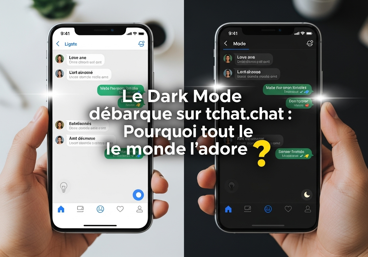 Le Dark Mode débarque sur tchat.chat : Pourquoi tout le monde l’adore ?